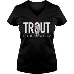 Mike Trout Forever Ladies Vneck
