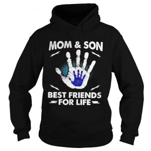 Mom and son best friends for life Hoodie