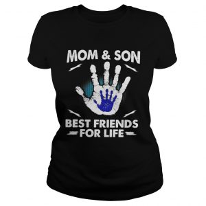 Mom and son best friends for life Ladies Tee
