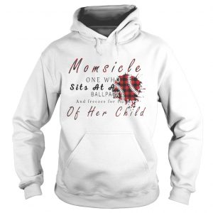 Momsicle One Who Sits As A Ballpark And Freezes For The Love Of Her Child Softball Plaid Version Hoodie