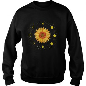 Moon phases sunflower Sweatshirt
