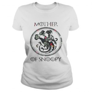 Mother of snoopy floral Ladies Tee