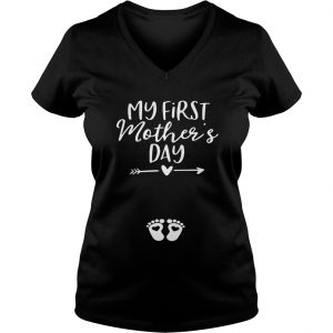 My first mothers day Ladies Vneck
