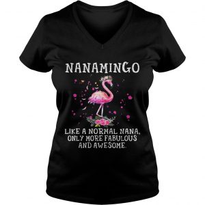 Nanamingo like a normal nana only more fabulous and awesome Ladies Vneck
