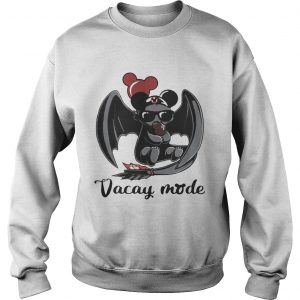 Night Fury Toothless vacay mode balloon mickey mouse Sweatshirt