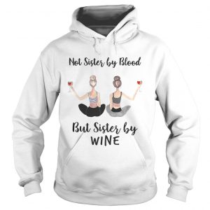 Not sister by blood but sister by wine Hoodie