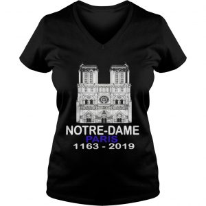 NotreDame Paris 1163 2019 Ladies Vneck