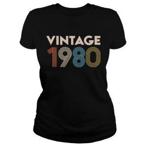 Official vintage 1980 Ladies Tee