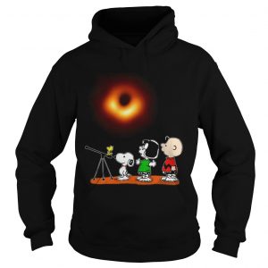 Peanuts watching Black Hole 2019 Hoodie