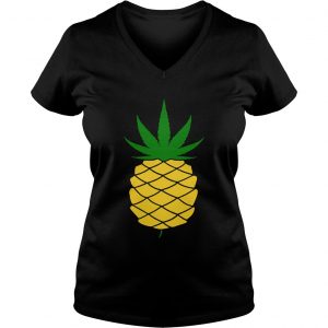 Pineapple weed Ladies Vneck