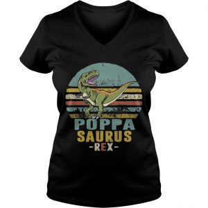 Poppa Saurus Rex Ladies Vneck