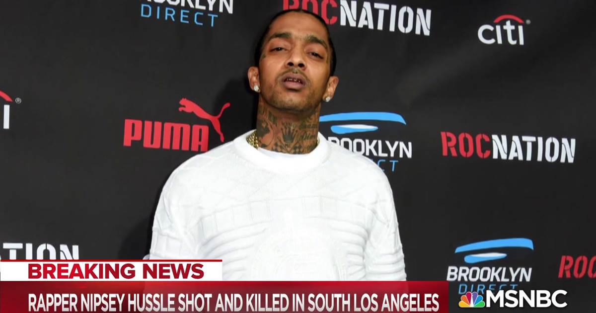 Rapper Nipsey Hussle killed in shooting outside his L.A. store