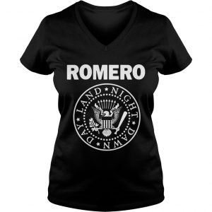Romero Ramones Night Dawn Day Land Ladies Vneck