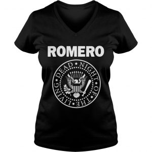 Romero Ramones Night Of The Living Dead Ladies Vneck