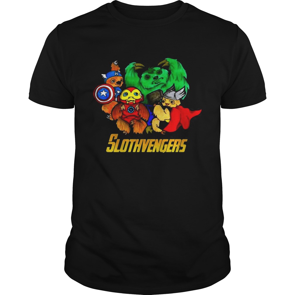 Slothvengers sloth Avengers Endgame shirt