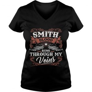 Smith blood runs through my veins Ladies Vneck