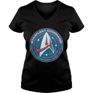 Star Trek Discovery Starfleet Delta Emblem Graphic Ladies Vneck