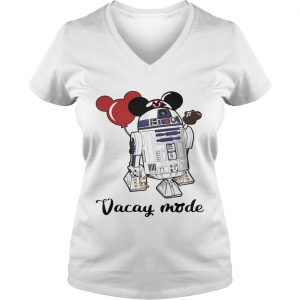 Star Wars Stormtrooper Mickey Vacay Mode Ladies Vneck