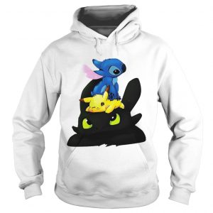 Stitch Pikachu Toothless kid Hoodie
