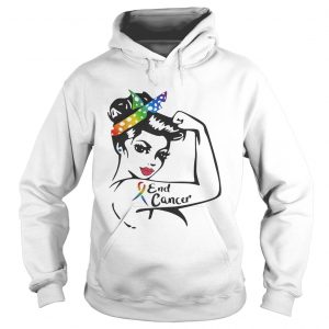 Strong girl End Cancer Hoodie