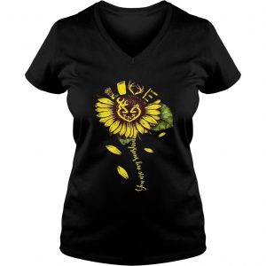 Sunflower Hunting you are my sunshine Ladies Vneck
