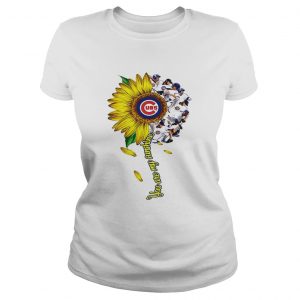 Sunflower You are my sunshine Chicago Cubs Ladies Tee