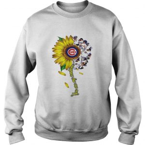 Sunflower You are my sunshine Chicago Cubs Sweatshirt