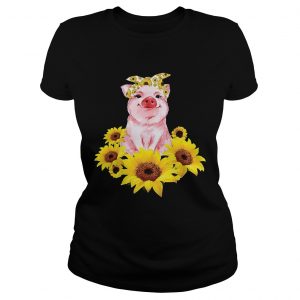 Sunflower pig Ladies Tee