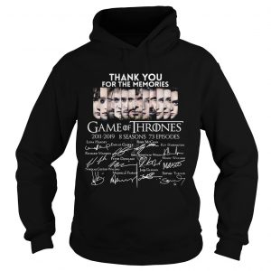 Thank you for the memories Game Of Thrones Hoodie