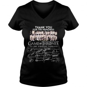 Thank you for the memories Game Of Thrones Ladies Vneck