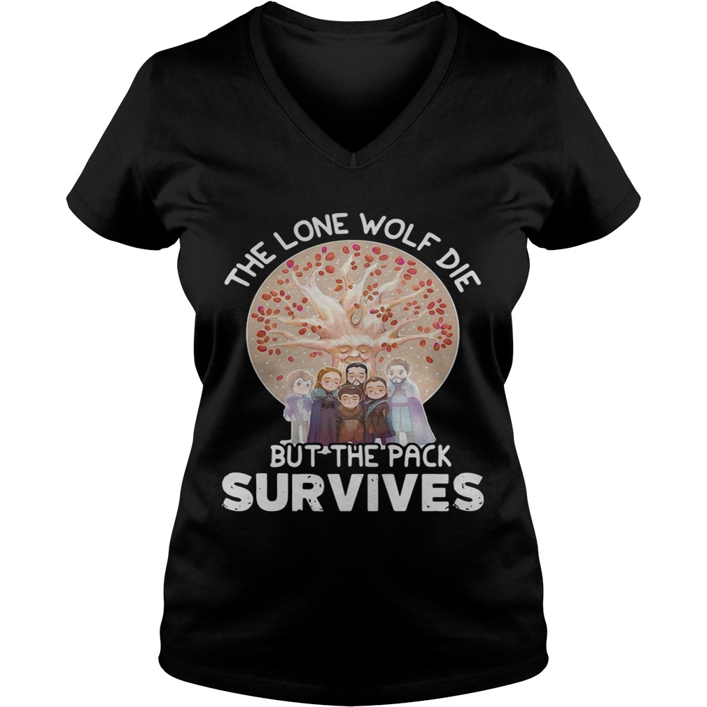 The lone wolf die but the pack survives shirt - Trend Tee Shirts Store