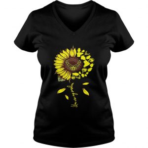 US Air Force sunflower you are my sunshine Ladies Vneck