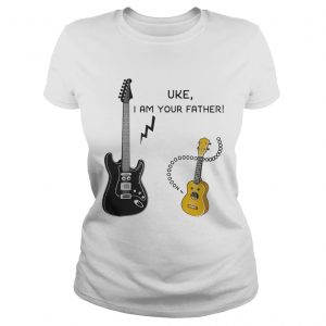 Ukulele and guitar Uke I am your father Ladies tee