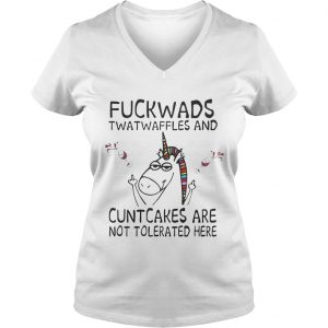 Unicorn fuckwads twatwaffles and cuntcakes are not tolerated here Ladies Vneck