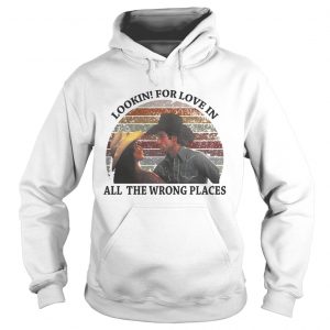 Urban Cowboy lookin for love in all the wrong places retro Hoodie