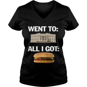 Went to White House all I got hamburger Ladies Vneck
