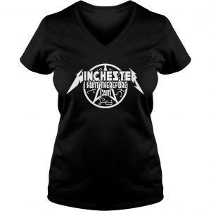 Winchester I hunt therefore I am Ladies Vneck