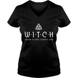 Witch woman in total control here Ladies Vneck