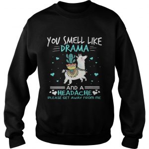 You smell like drama and a headache llama Sweatshirt