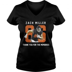 Zach Miller thank you for the memories Ladies Vneck