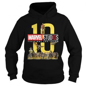 10 Marvel studios the first ten Years Hoodie