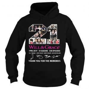21 Will and Grace 19982019 thank you for the memories Hoodie