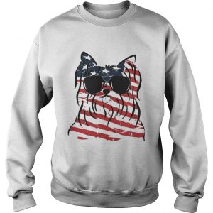 4th Of July Yorkshire Terrier American Flag Sweatshirt
