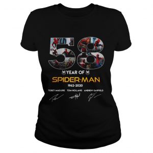 58 year of spiderman Ladies Tee