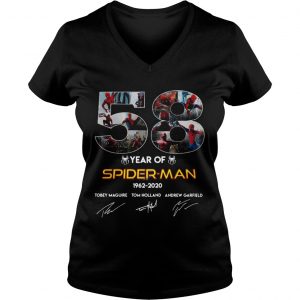 58 year of spiderman Ladies Vneck