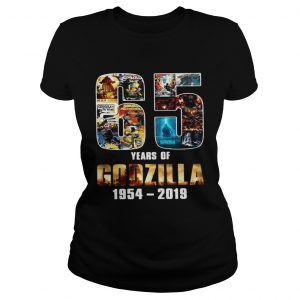 65th Years of Godzilla 19542019 For Memories Ladies Tee
