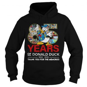 85 Years Of Donald Duck Thank you the Memories Hoodie