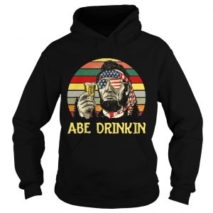 Abraham Lincoln Abe drinkin retro Hoodie