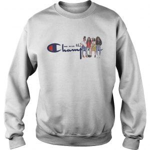 African American girl we are the champions Sweatshirt