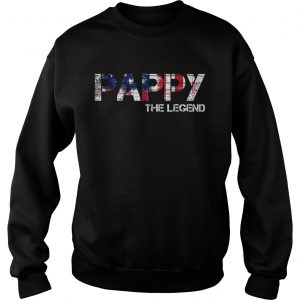 Awesome Father Day Pappy The Legend American Sweatshirt